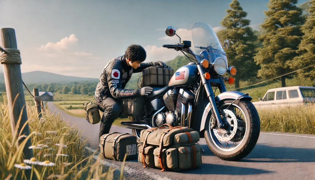 アメリカンバイク乗りは荷物どうしてる？収納の基本と選び方