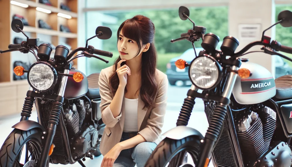 250ccアメリカンバイクを選ぶときのポイント