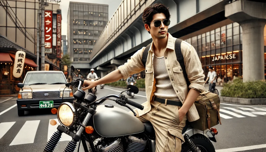 夏に最適なアメリカンバイクファッション