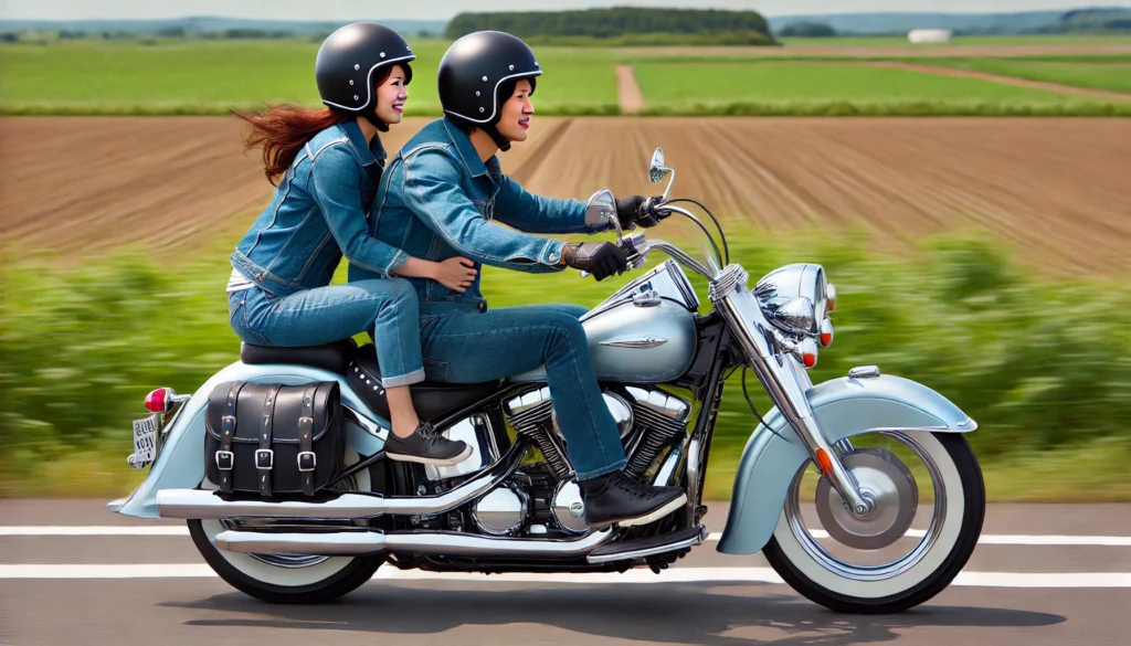アメリカンバイクでのタンデムのコツ