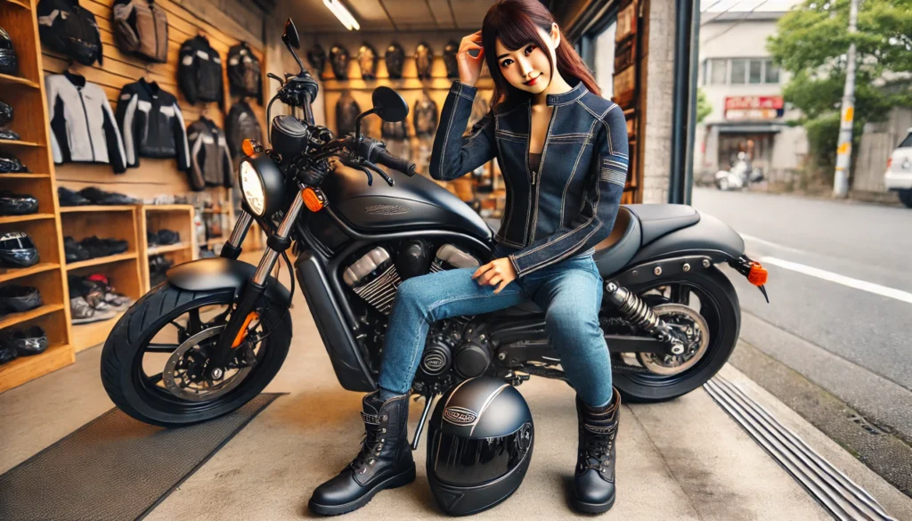 低身長女性も安心!250ccアメリカンバイクと装備の選び方