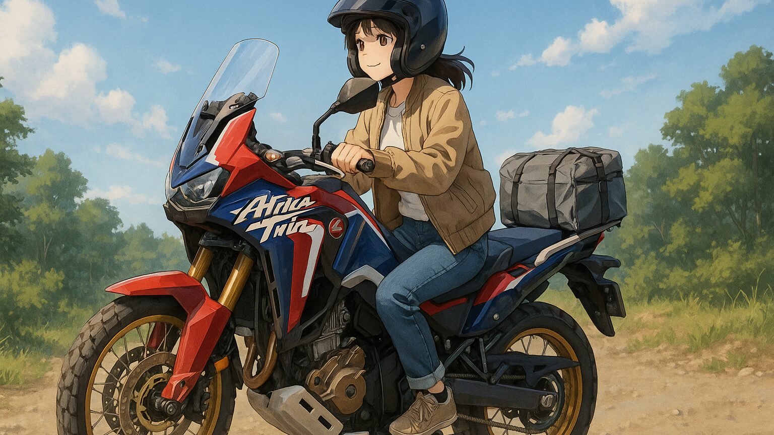アドベンチャーバイクをカジュアル装備で楽しむ快適バイクライフ
