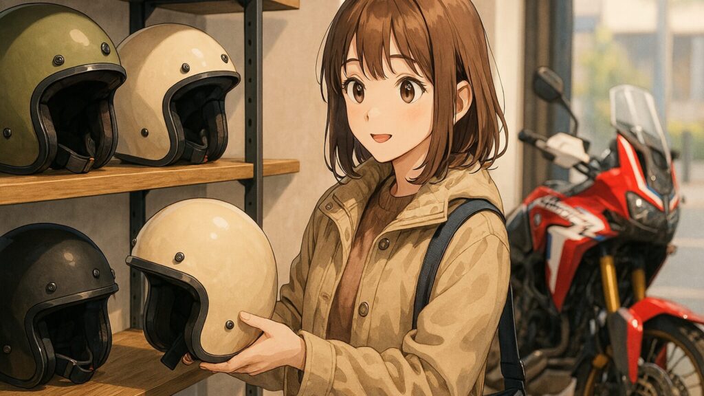 ヘルメット選びで個性とカジュアル感をプラス