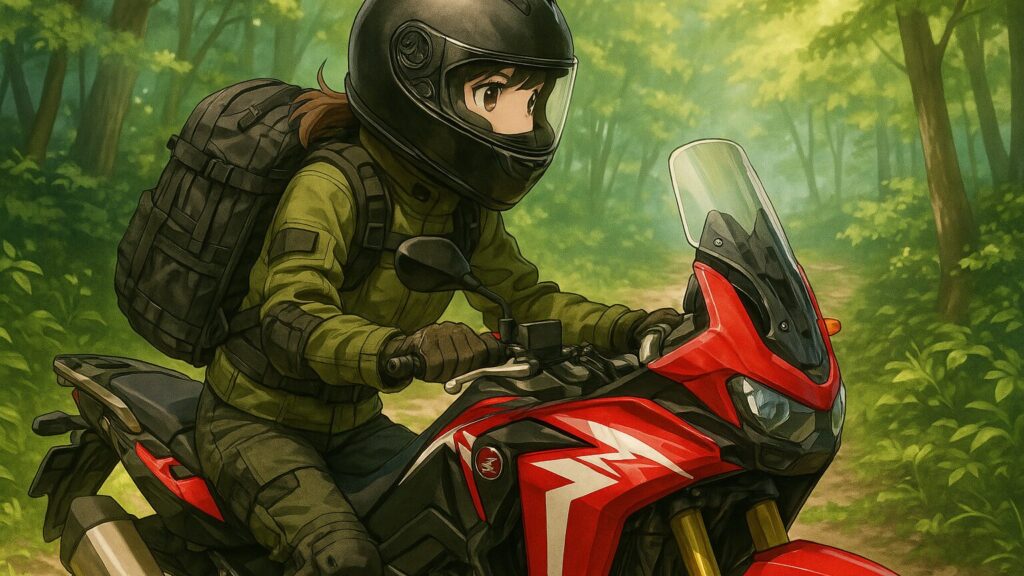 アドベンチャーバイクの服装に似合う機能的な装備選び