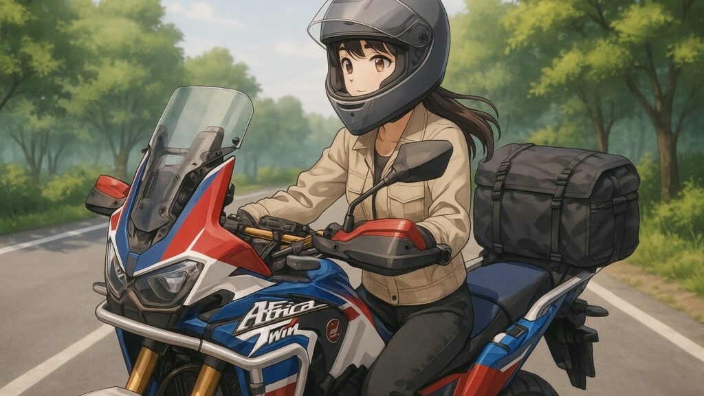 大型アドベンチャーバイクを自分好みにカスタム