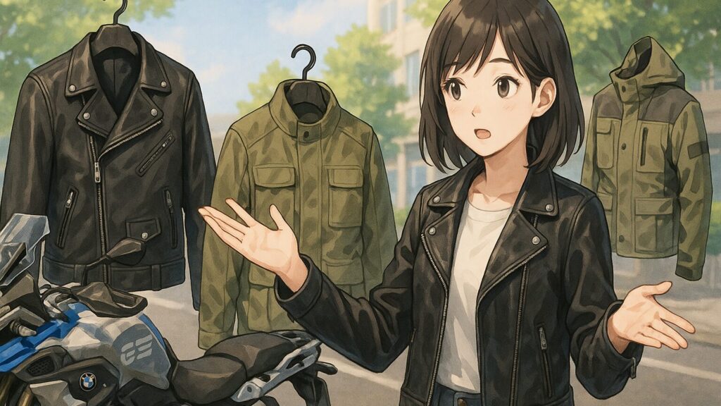 革ジャンとアドベンチャージャケットの違い