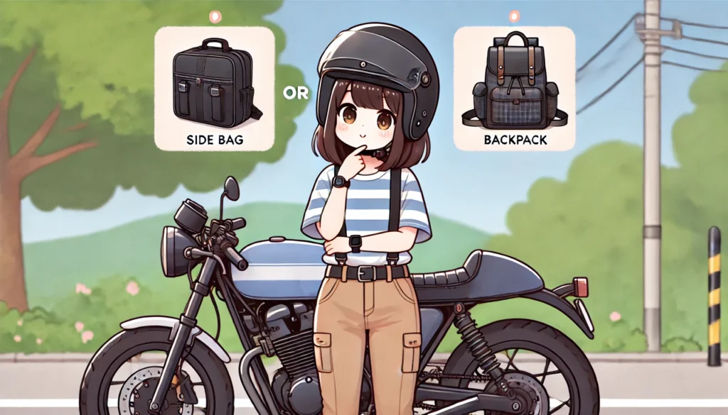 サイドバッグとリュックの使い分け方