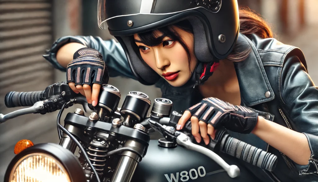 W800 カフェレーサーにセパハンを装着するメリットとデメリット