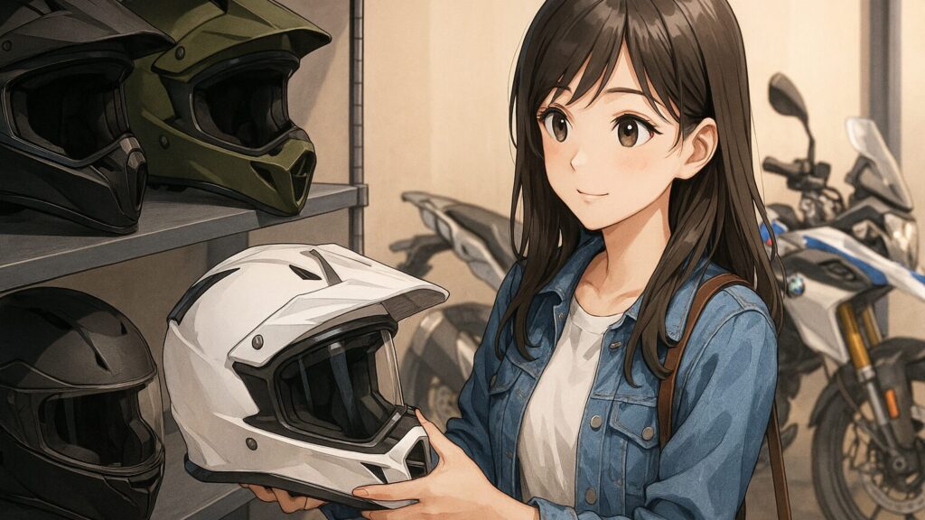 街乗りも快適なオフロードバイク用ヘルメット選び