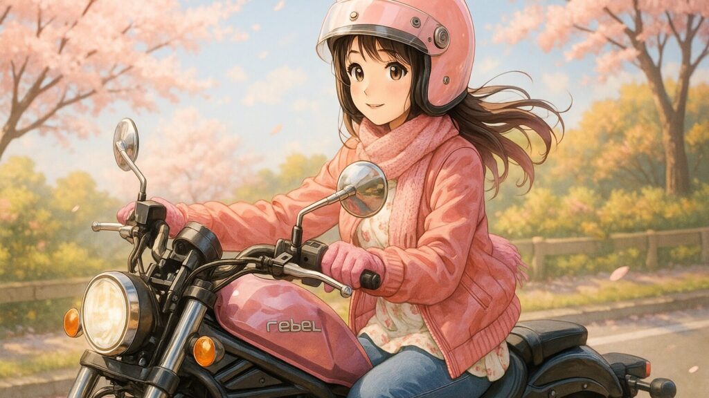 女子ライダー注目の軽量&華やか装備