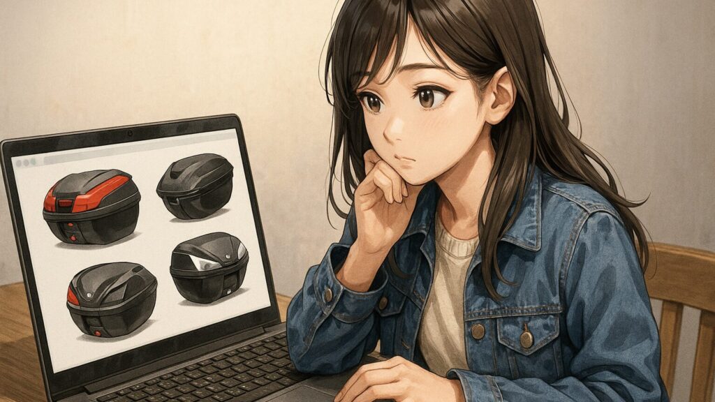 おしゃれに見せるリアボックス選びとカスタム