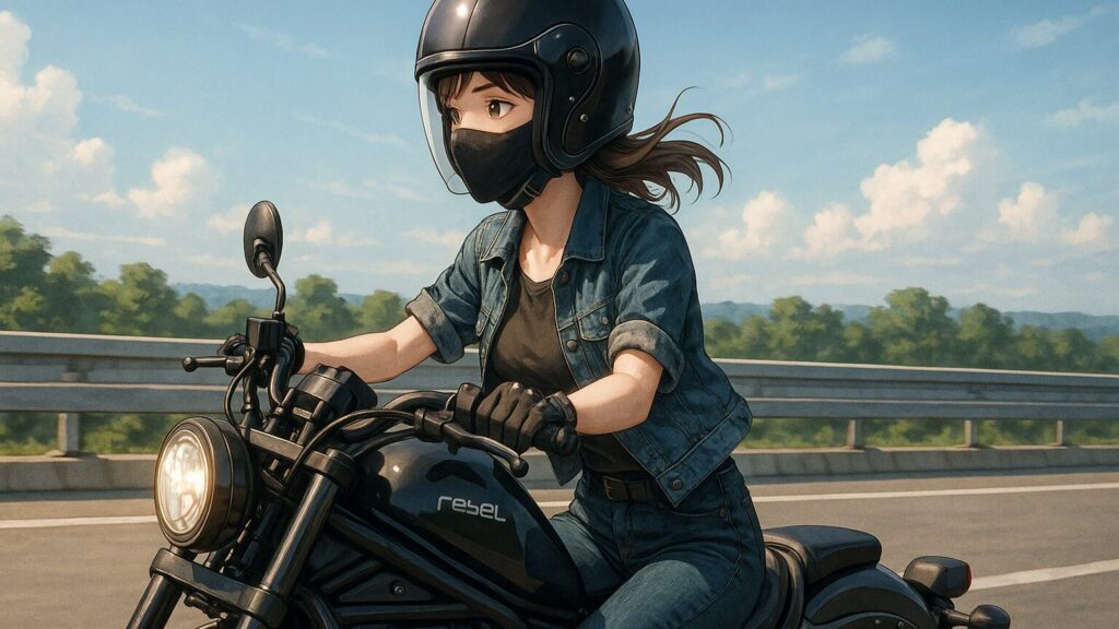 アメリカンバイクでフェイスマスクを装備する魅力と効果