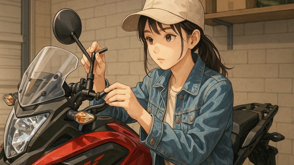 アドベンチャーバイク用ミラーの種類と失敗しない選び方