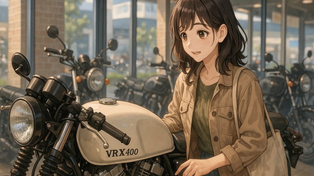 VRX400カフェレーサーカスタムの魅力と特徴