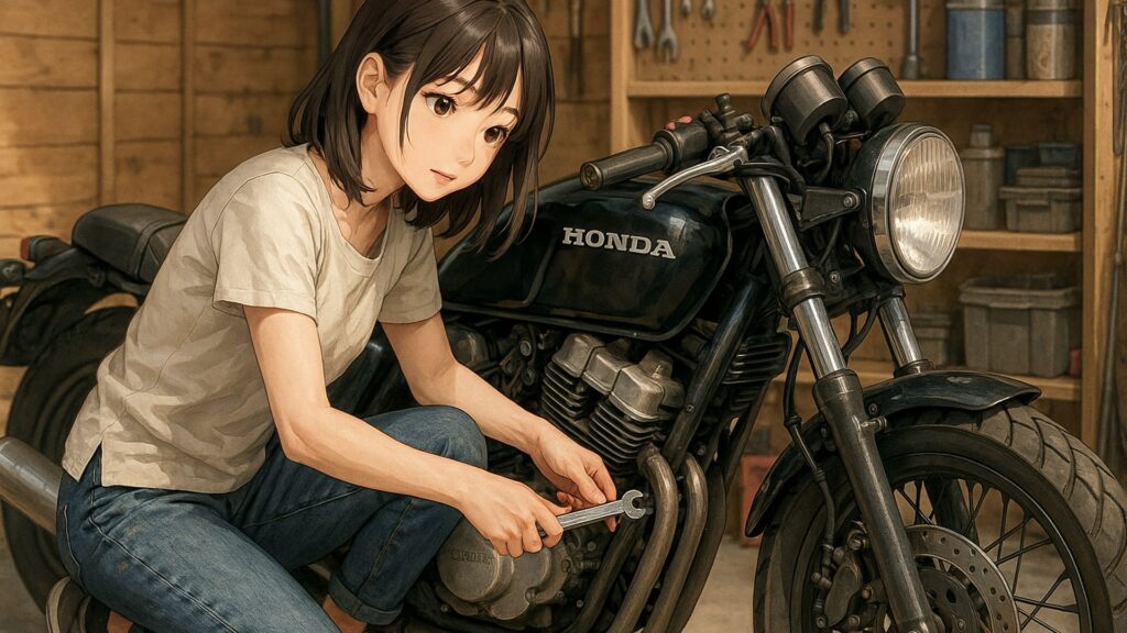 VRX400のカフェレーサーカスタムと楽しみ方