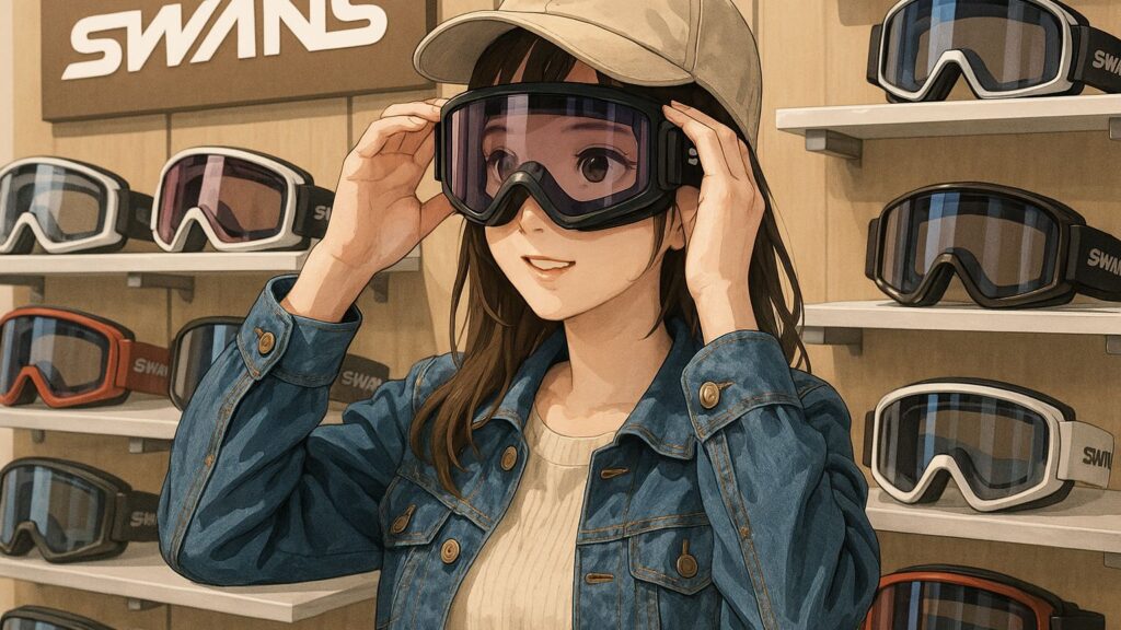 初心者が失敗しないゴーグルの付け方