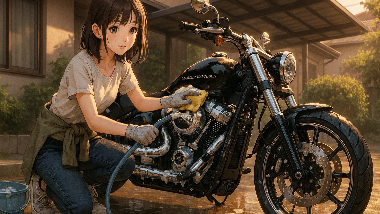 アメリカンバイクの洗車方法を徹底解説｜正しい手順と注意点