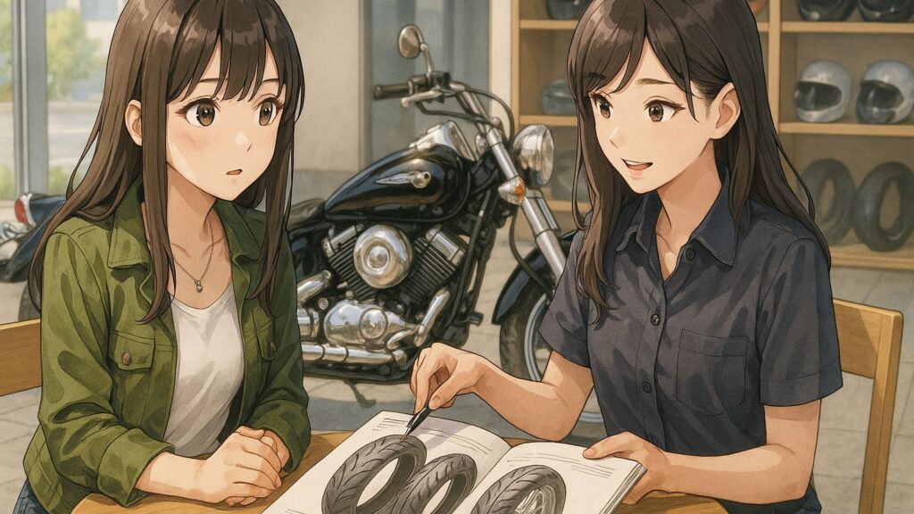 400ccクラスのタイヤ交換にかかる費用の目安