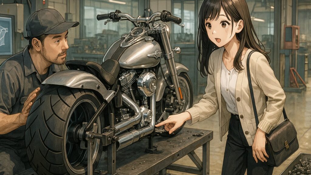 ハーレーで楽しむワイドタイヤカスタム