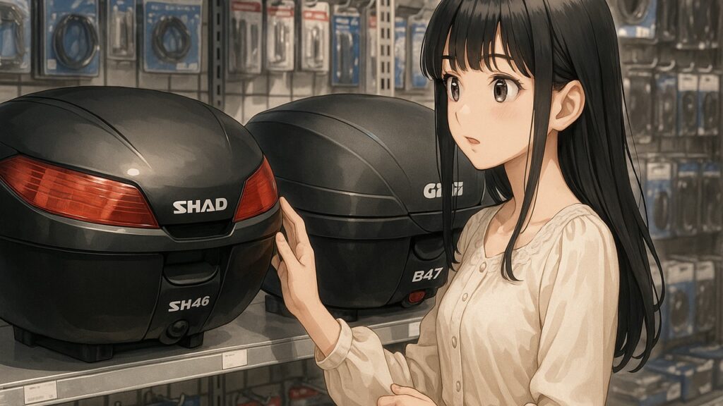 トップケースに対応したセロー250のキャリア選びのコツ