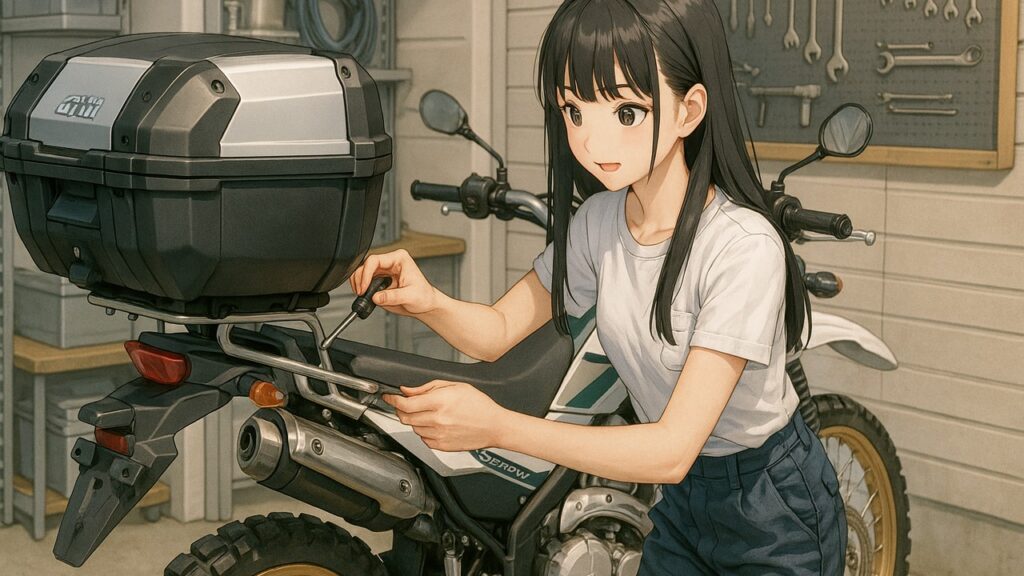 セロー250向けキャリアの活用とカスタム術