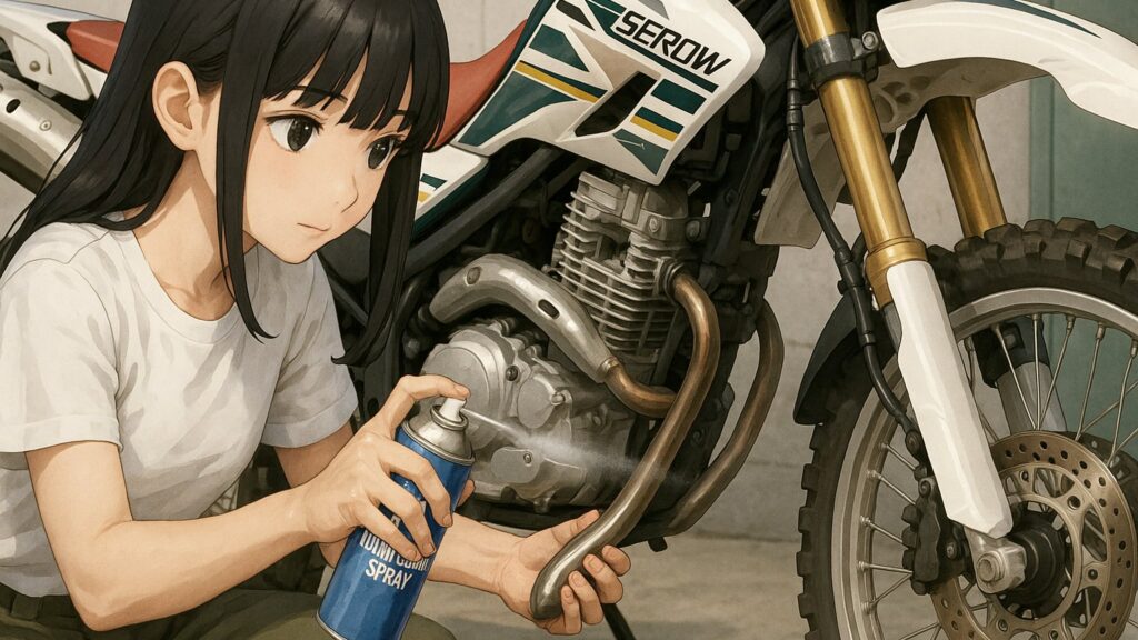 エキパイの錆を防ぐメンテナンスと保管法