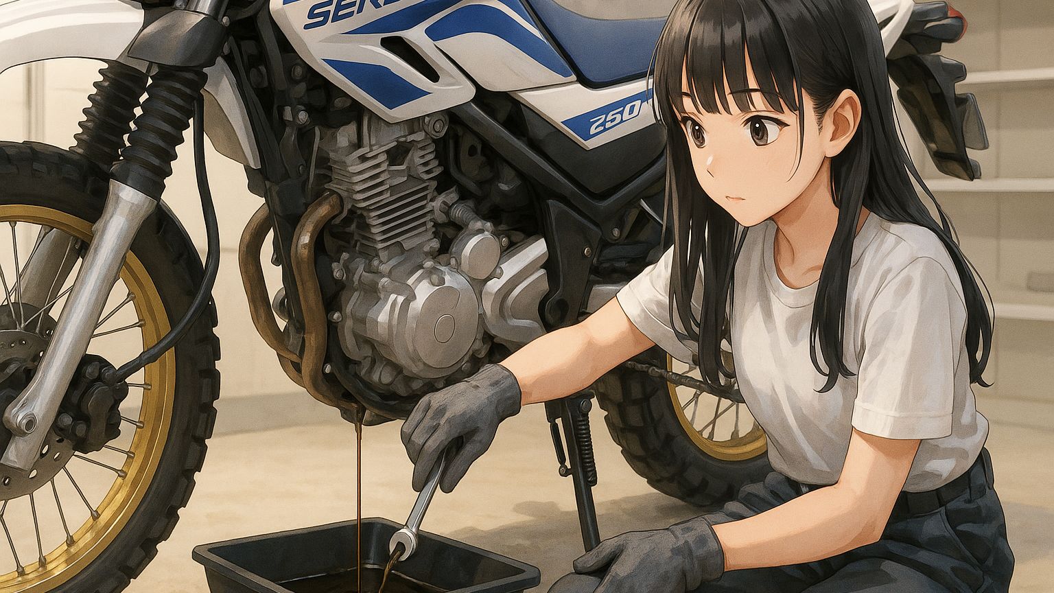 セロー250のオイル交換で失敗しない手順と費用を完全解説