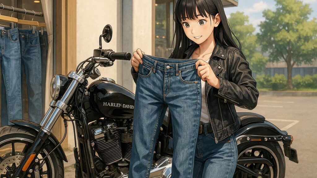 アメリカンバイク用ジーンズ選び