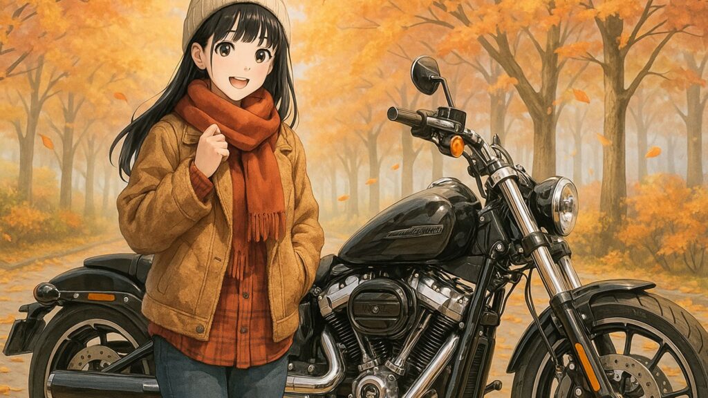 季節別アメリカンバイク女子のおすすめ服装