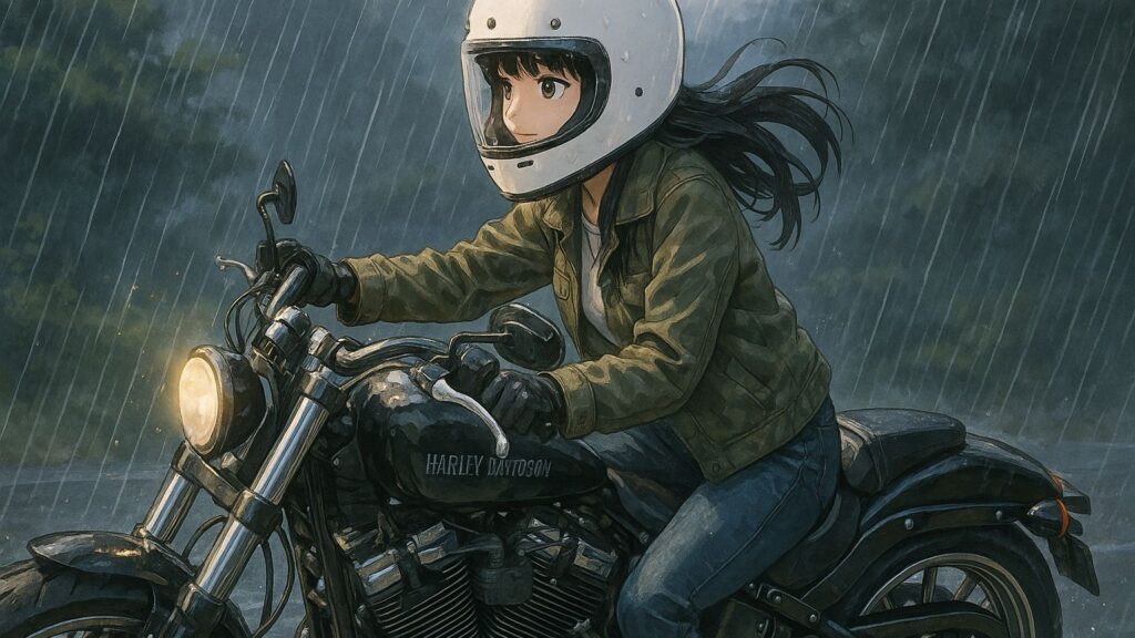 雨風に強いアメリカン向けフルフェイス