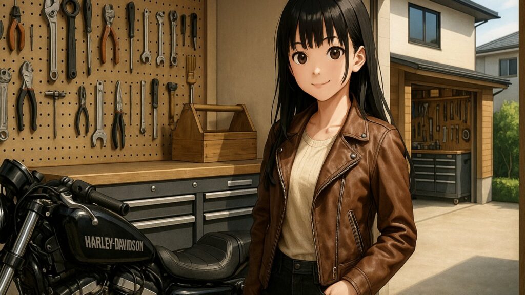 有孔ボード収納とツールキャビネット