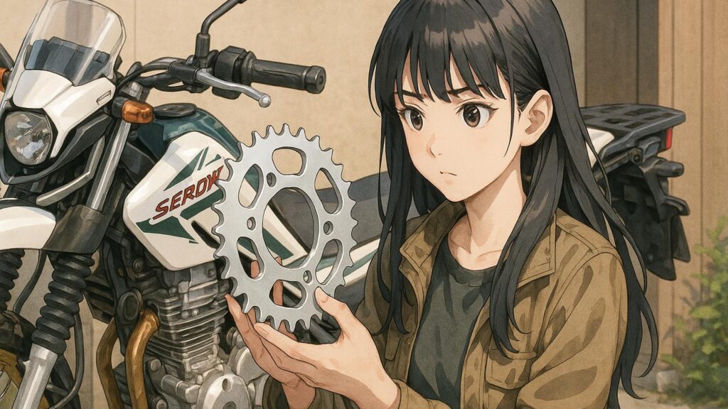 スプロケットの適合確認