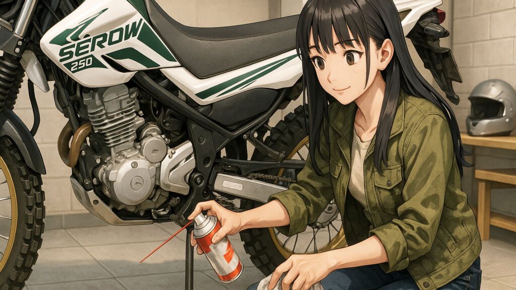 清掃と注油のメンテナンス