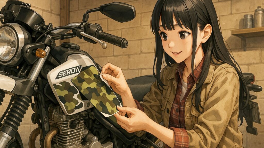 セロー250で迷彩やタータンが人気の理由