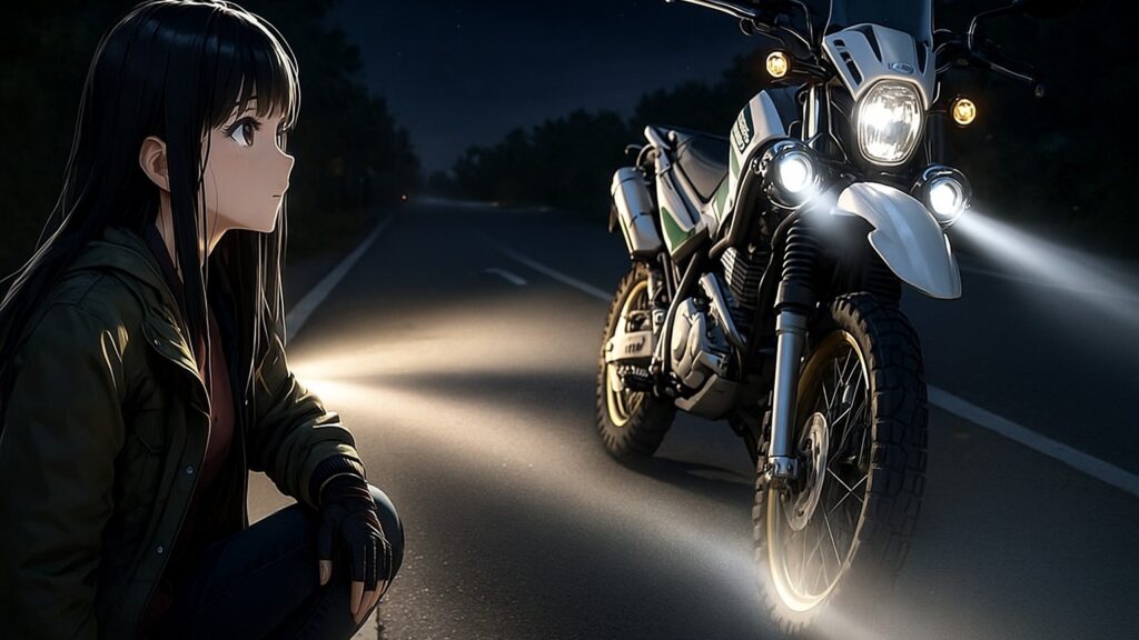 フォグランプ光量と照射特性