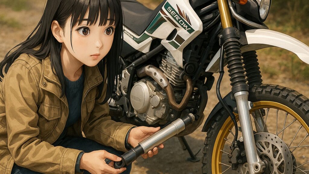 セロー250用パフォーマンスダンパーの評価と効果