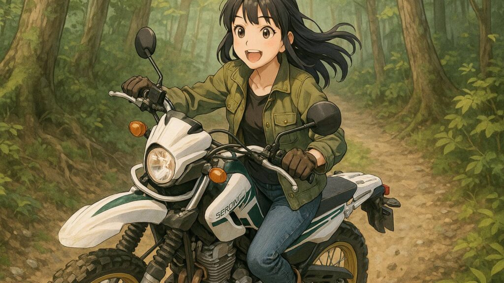 林道走行での体感変化