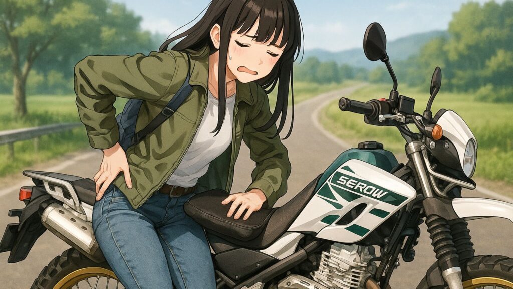 ゲルザブで長距離の尻痛対策