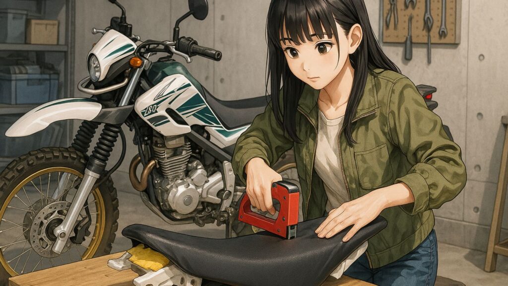 シート張り替えと加工の方法