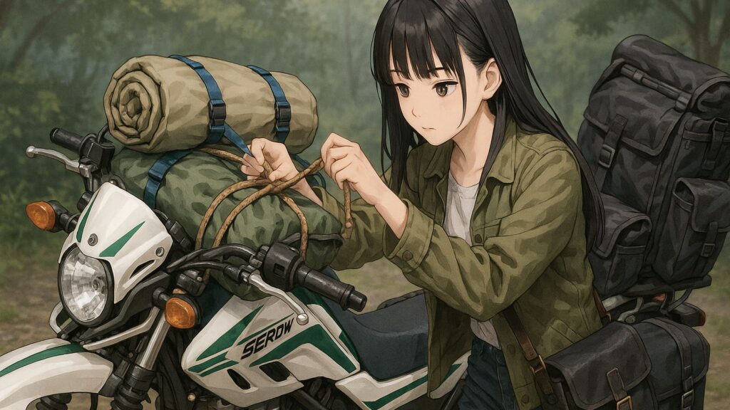 キャンプ装備を安定して積む工夫