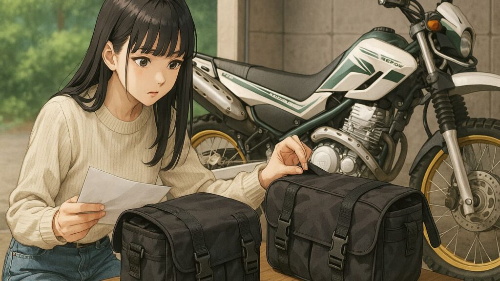 セロー250向けサイドバッグの比較と検討