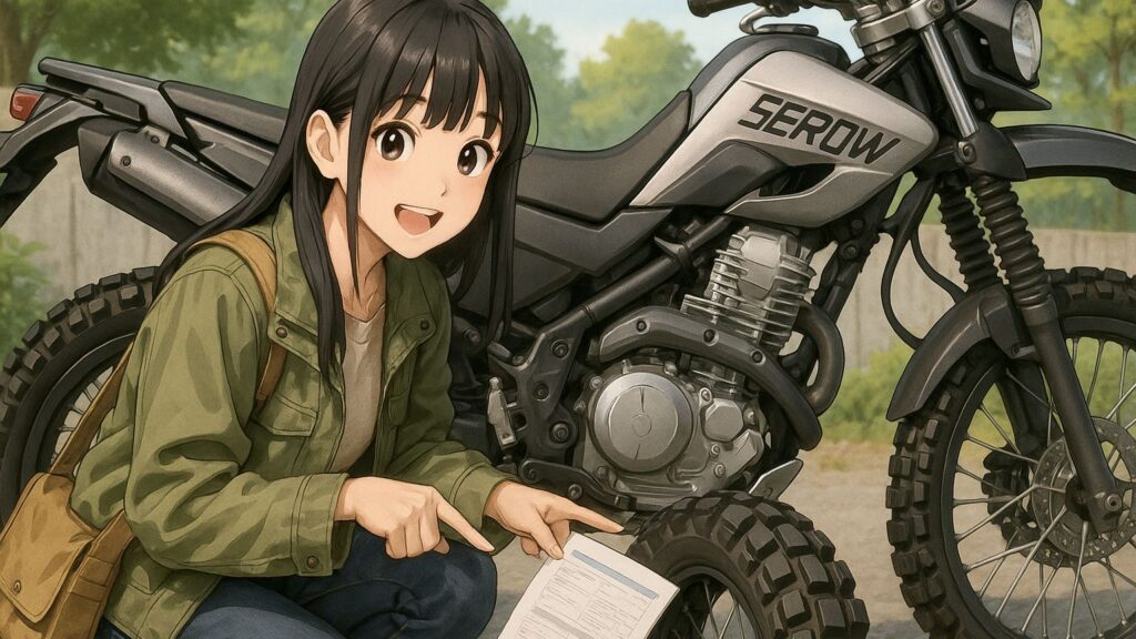 セロー250のタイヤ選び方