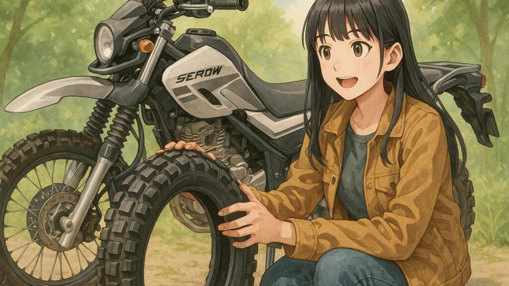 セロー250のタイヤサイズ選び