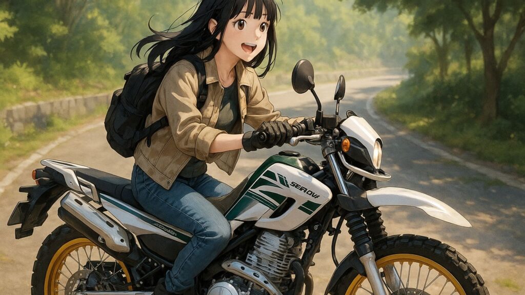 セロー250のホイールカスタムで得られる印象と走行性