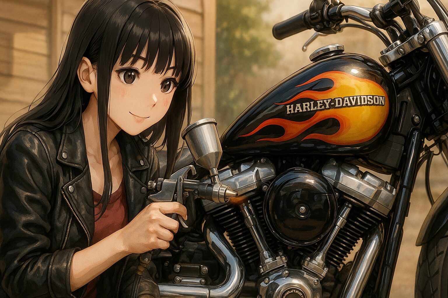 アメリカンバイクのカスタムペイント！価格相場やDIYの手順を解説