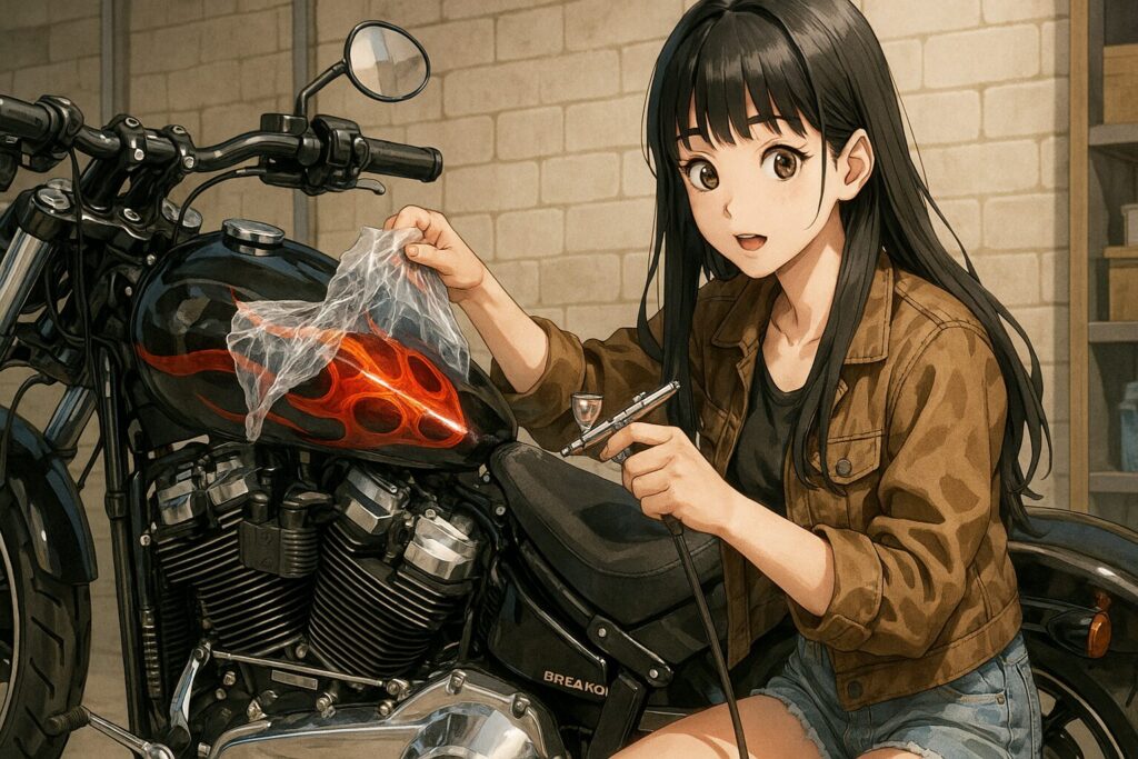 ラップ塗装やフレアパターンなどやり方のコツ