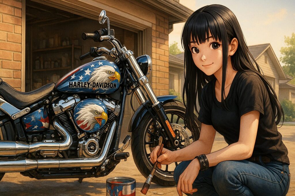 アメリカンバイクのカスタムペイント人気種と価格相場