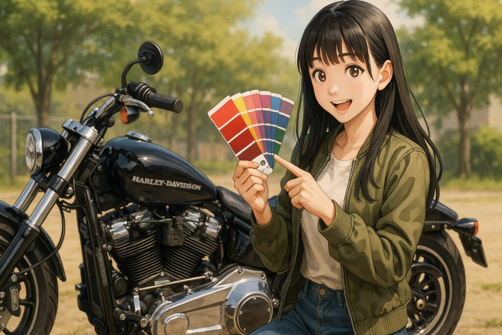 純正色やキャンディなど塗装の色の選び方