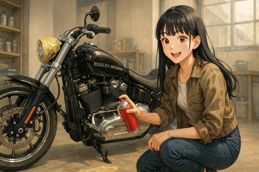 缶スプレーを使って自分で塗装する手順