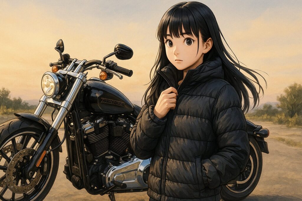 アメリカンバイクにおすすめのダウンジャケット選び